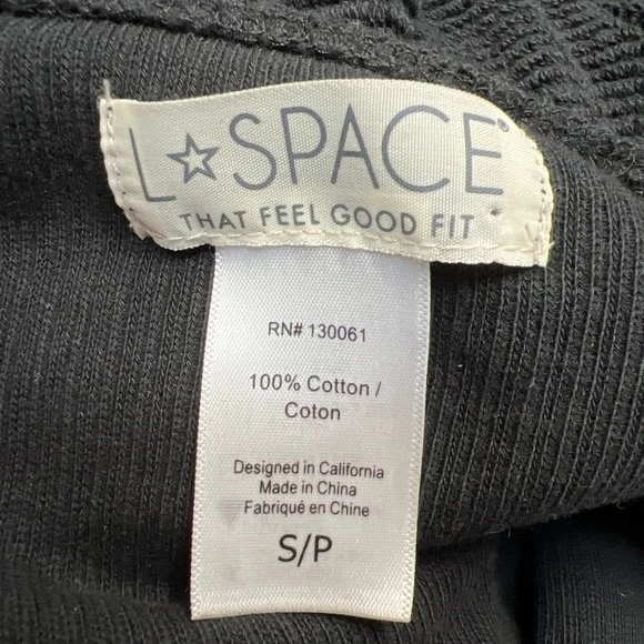 L Space‎ Black Ribbed Coastin Jumpsuit - Picture 7 of 8